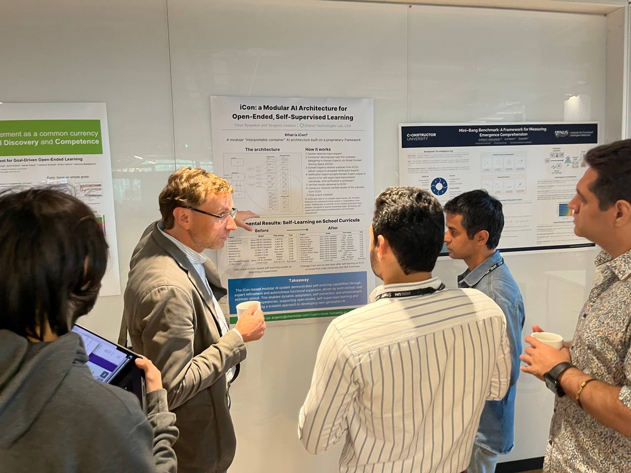 Our Head of Patent Strategy Evgeniy Usatov explains our novel iCon AI architecture to IMOL attendees 